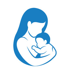 Fototapeta premium Mother and baby isolated on white background 8