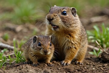 Gopher and baby 