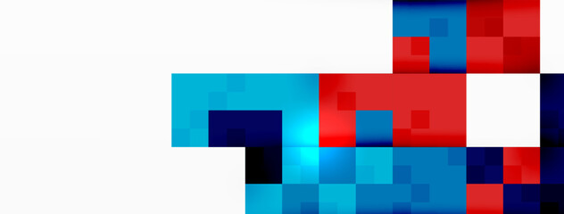 Dynamic colorful squares background. Vector Illustration For Wallpaper, Banner, Background, Card, Book Illustration, landing page