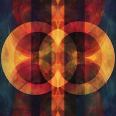 Obraz premium Modern background with symmetrical layout designs.