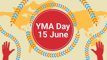YMA Day web banner design illustration 