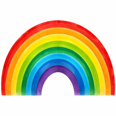 Fototapeta premium a rainbow coloured rainbow is coloured the rainbow