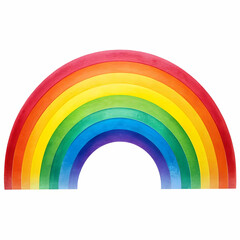 Obraz premium a rainbow coloured rainbow is coloured the rainbow