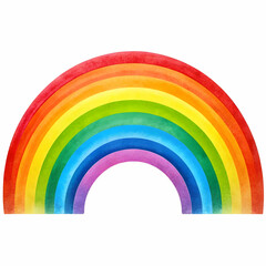 Fototapeta premium a rainbow coloured rainbow is coloured the rainbow