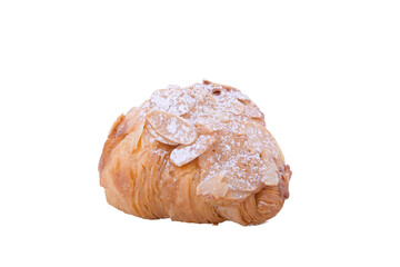 Almond Croissant on Transparent png