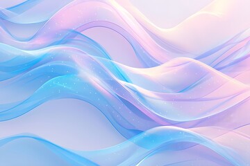 Abstract background with pastel glitter wave fluid smoke curve flowing and shining