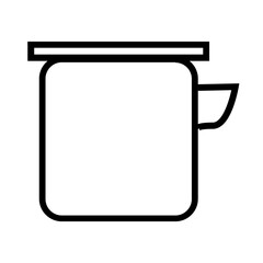 illustration of a mug