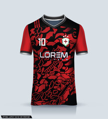 Soccer jersey template sport t shirt design