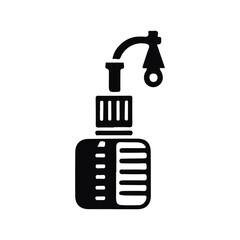 Vector Silhouette with white color background