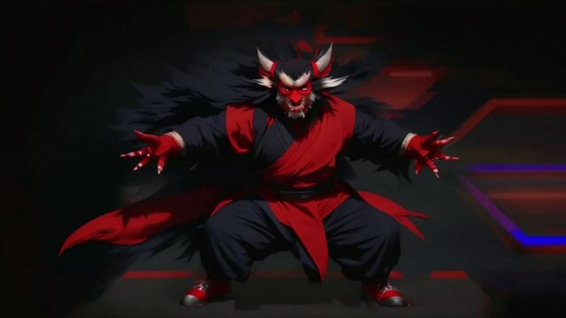 The devil cartoon animation depicts a comical and often hilarious portrayal of a devil character. From its large horns to its long tail, the character is often shown trying to prank or disrupt other m