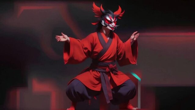 The devil cartoon animation depicts a comical and often hilarious portrayal of a devil character. From its large horns to its long tail, the character is often shown trying to prank or disrupt other m