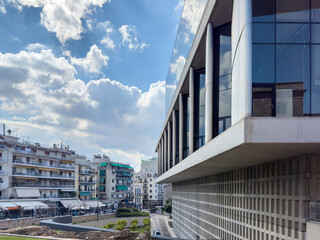 Athens Greece. Acropolis museum. Ancient Greek and mythology exhibits.