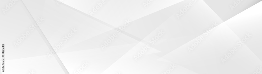 Aufkleber abstract background with white geometric polygon. modern minimal trendy lines pattern horizontal. ve