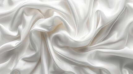 Fototapeta premium Abstract white waves on a white background 