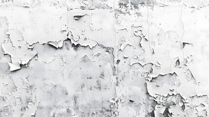 Obraz premium Blank white grunge cement wall texture background, banner, interior design background, banner. 