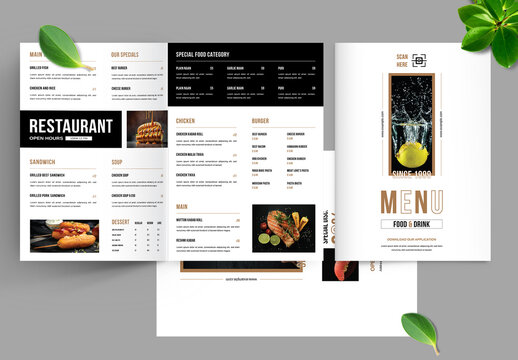 Rustic Bbq Menu Template
