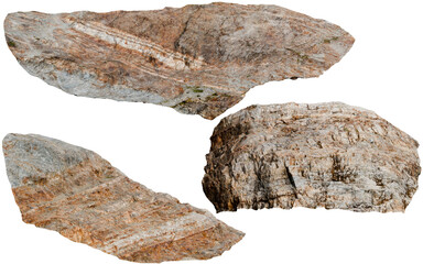 Isolated PNG cutout of a cliff on a transparent background, ideal for photobashing, matte-painting, concept art