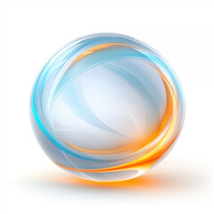 Hand drawn colorful dynamic crystal ball material
