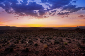 Desert Sunset in Arizona, USA