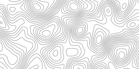 Obraz premium White background and black lines topography contour map. abstract geography curve wave line vector illustration. luxury topography contour map grid pattern backdrop background.