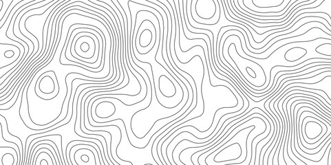 Obraz premium White background and black lines topography contour map. abstract geography curve wave line vector illustration. luxury topography contour map grid pattern backdrop background.