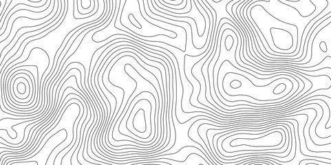 White background and black lines topography contour map. abstract geography curve wave line vector illustration. luxury topography contour map grid pattern backdrop background.