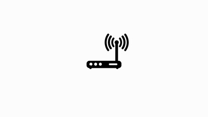 Router Icon, router modem, internet connections, signal icon,