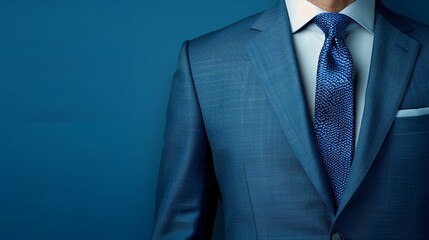 Official Suit in Conference Background 