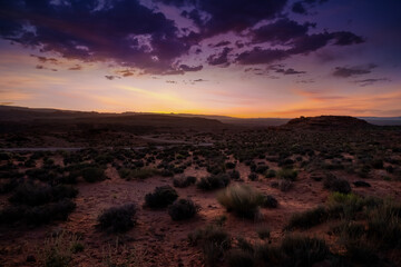 Desert Sunset in Arizona, USA