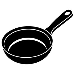 frying pan isolated on white