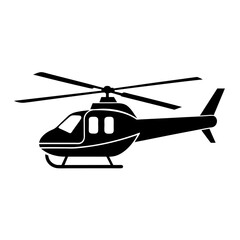 helicopter vector icon