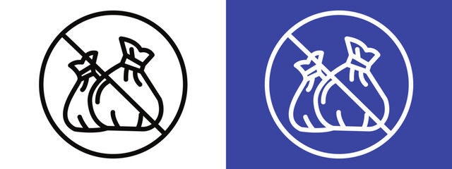 No Garbage Dumping Sign for Waste Management and Environmental Cleanliness