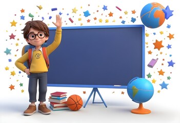 Cartoon of Back to School