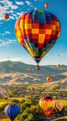 Obraz premium hot air balloons