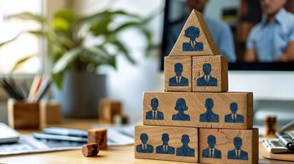 Human resource management with workforce planning, talent management, and succession planning