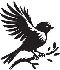 bird silhuette vector 2