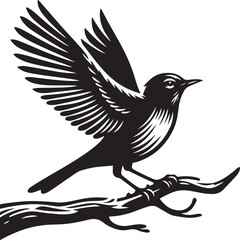 bird silhuette vector 2