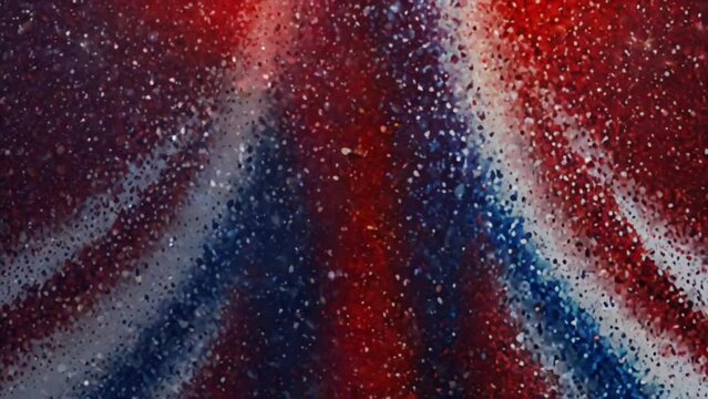 Abstract patriotic red white and blue glitter sparkle background for voting, memorial, labor day and election
