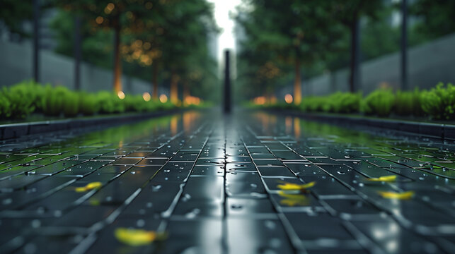 title plate background. American flag. Memorial