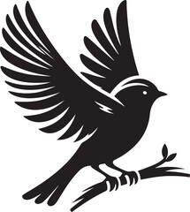 bird silhuette vector 2