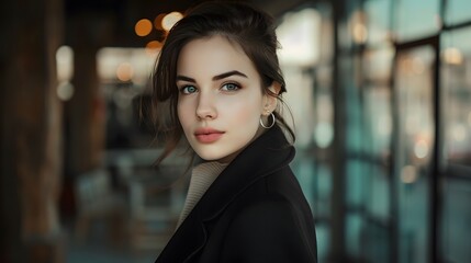 Obraz premium beautiful businesswoman