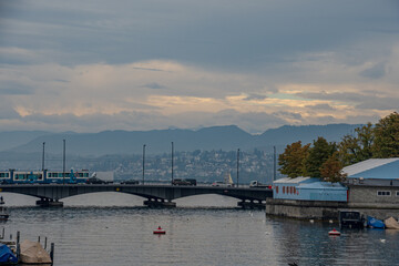 Fototapeta premium view of the port
