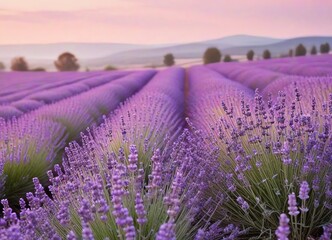 Obraz premium An image of a Lavender flowers field