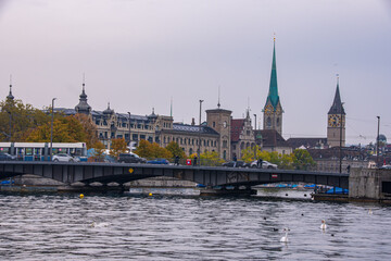 Fototapeta premium city castle and charles bridge