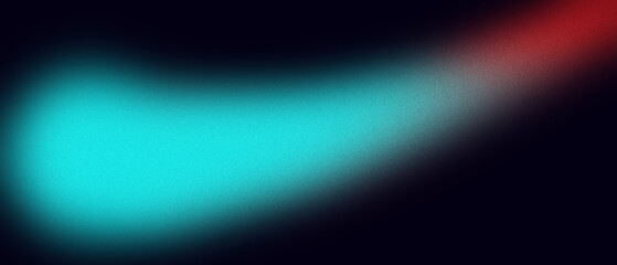 Grainy blue and red light beams on abstract background