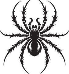 spider vector style with white background 
