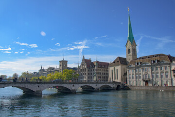 Fototapeta premium view of the old town