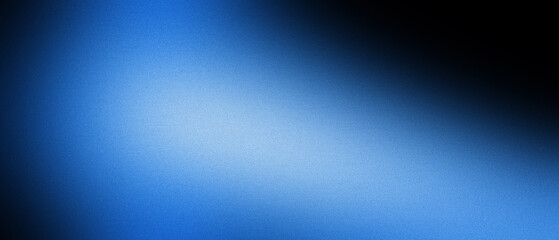 Grainy blue background fading to black on one side