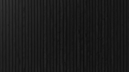 Vertical deck wood solid black for floor and wall materials