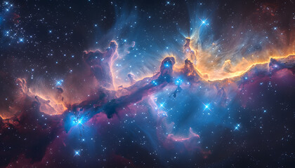 Obraz premium space background